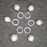 Set of Sterling Silver & Freshwater Pearl Stitch Markers picture