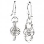 Sterling Silver Link Earrings