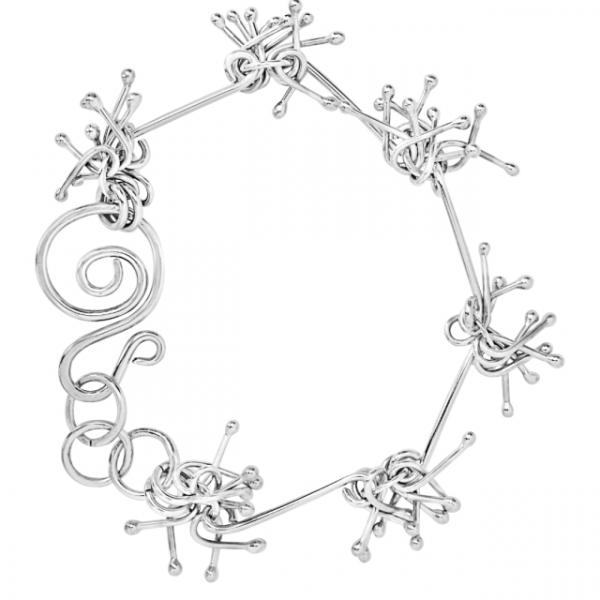 Sterling Silver Jacks Bracelet