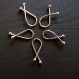 Set of Sterling Silver Convertible Stitch Markers picture