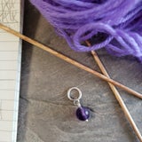 Set of 5 Sterling Silver Stitch Markers for Knitting picture