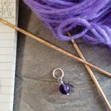 Set of 5 Sterling Silver Stitch Markers for Knitting picture