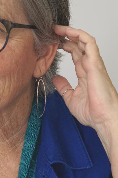 Sterling Silver Elliptical Earrings picture