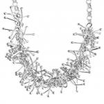 Sterling Silver Jacks Necklace