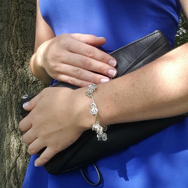 Sterling Silver Clover Bracelet picture