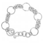 Sterling Silver Byzantine Bracelet