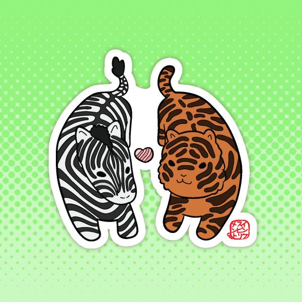 Zebra & Tiger