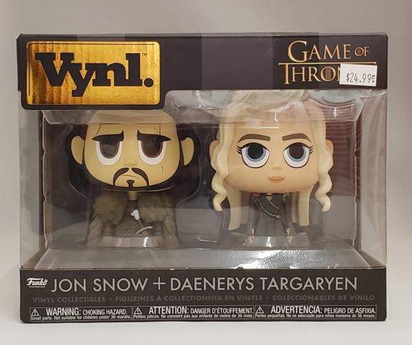 Jon Snow + Daenerys Targaryen Vynl. GoT Funko