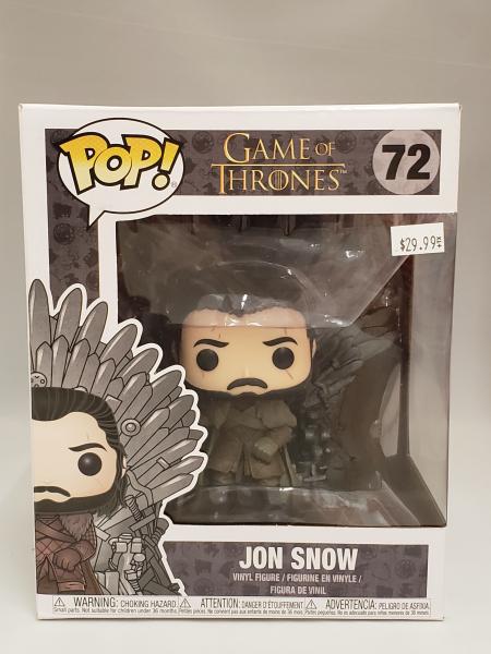 Jon Snow on Iron Throne 72 Game of Thrones 6" Funko Pop!