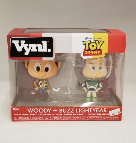 Woody + Buzz Lightyear Toy Story Vynl. Funko