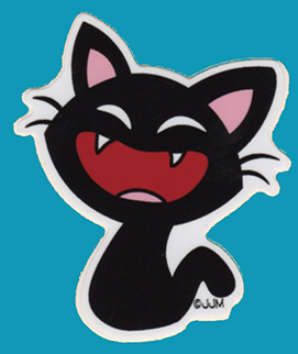 Cat - Black Cat Laugh picture
