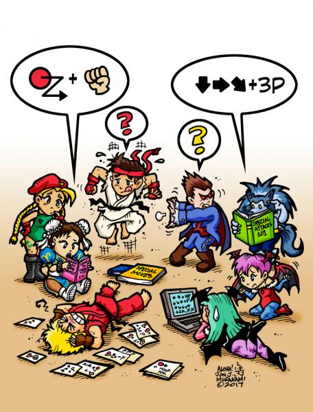 Prints: Street Fighter vs Dark Stalkers: Remember Trying to Learn all the Special Moves?
