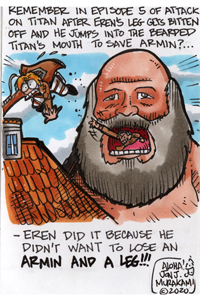 Attack on Titan: Armin and a Leg