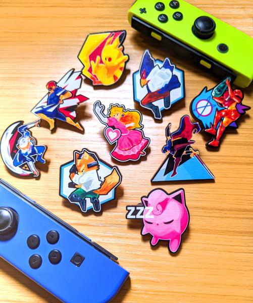 Jigglypuff Wooden Pin - Super Smash Bros picture