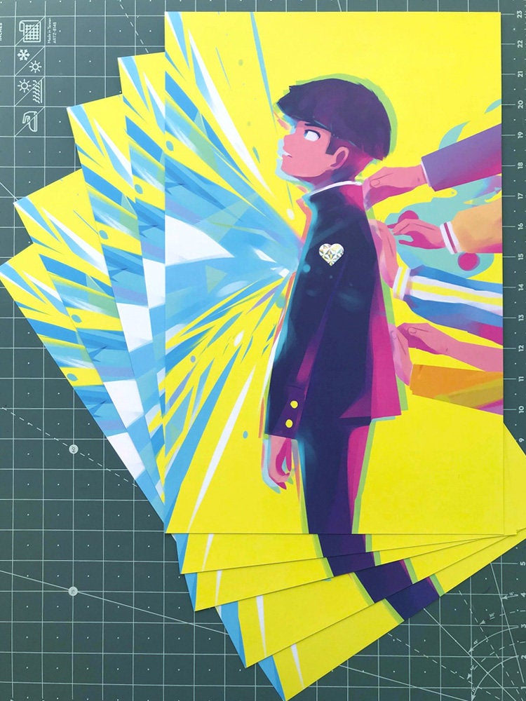 Mob Psycho 100 Poster Print - People Need People picture