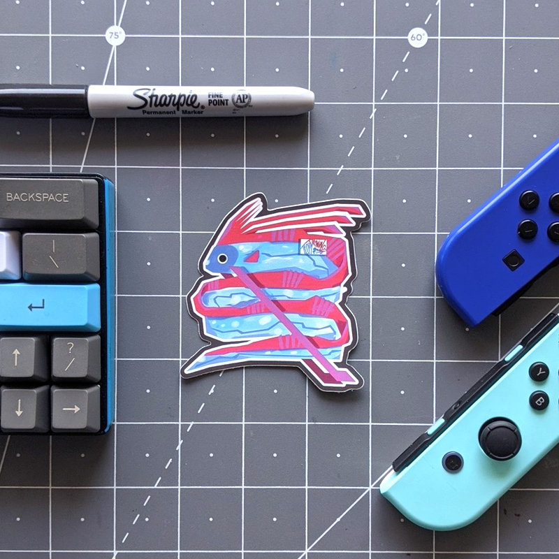 Oarfish Sticker picture