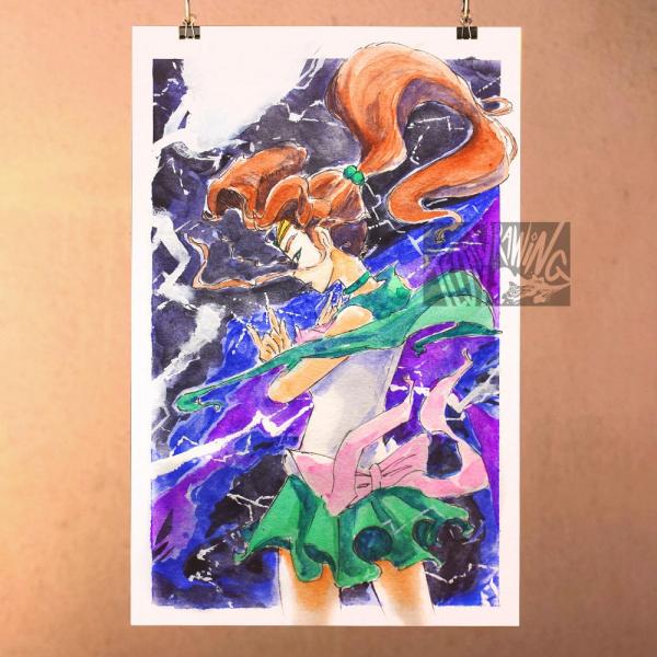 Sailor Jupiter Print - Supreme Thunder