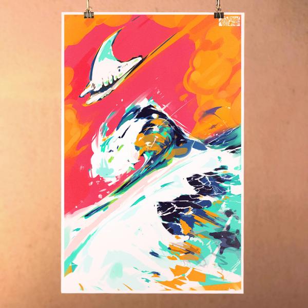 Mantawaves Original Poster Print