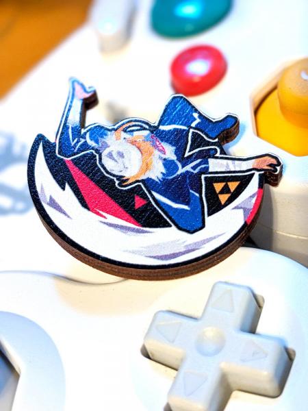 Sheik Wooden Pin - Super Smash Bros picture