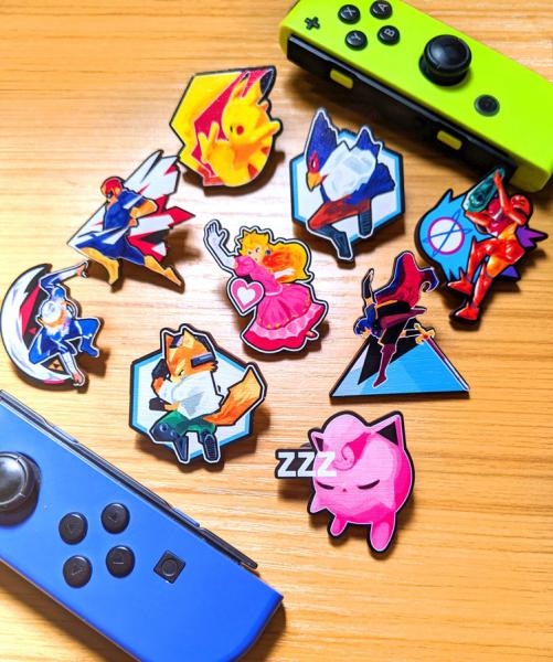 Falco Shine Wooden Pin - Super Smash Bros picture