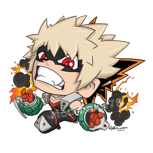 Bakugo Die Cut Sticker picture