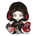 Muzan (Female) Die Cute Sticker