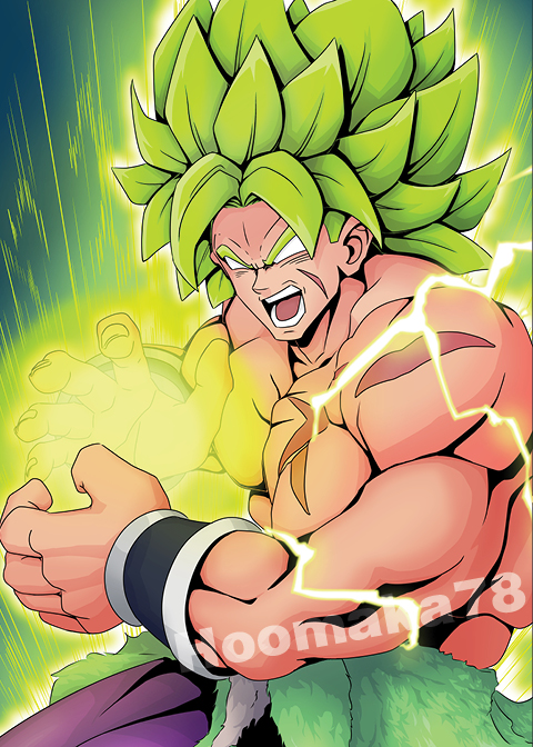 Broly 5x7 Print picture