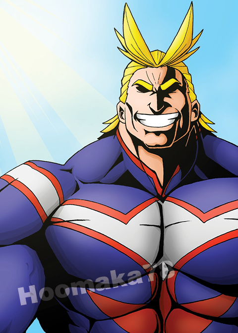 All Might 5x7 Print picture