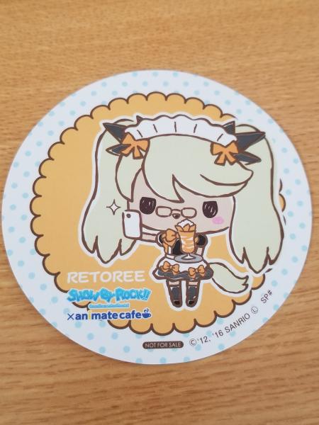 Show by Rock!! Retoree Cafe coaster picture