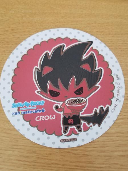 Show by Rock!! Crow Cafe paper coaster picture