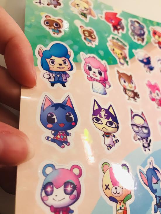 animal crossing 49 sticker set picture