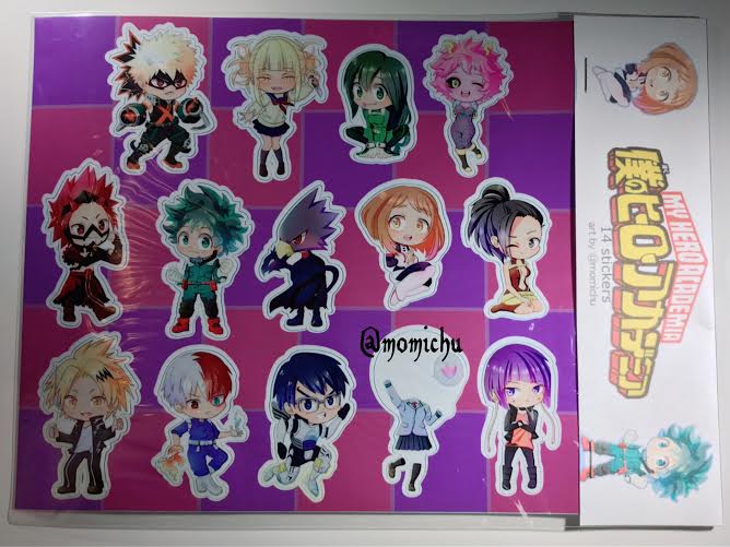 boku no hero sticker set picture