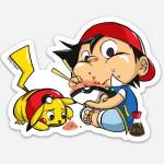 Poke-nom sticker