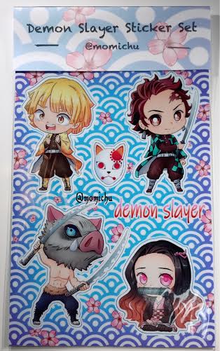 demon slayer sticker set picture