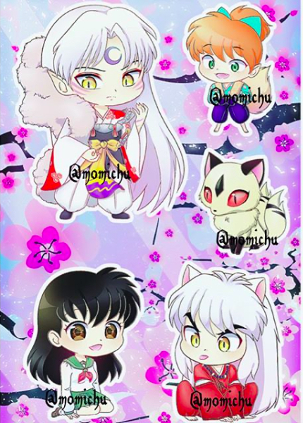 inu yasha sticker set picture