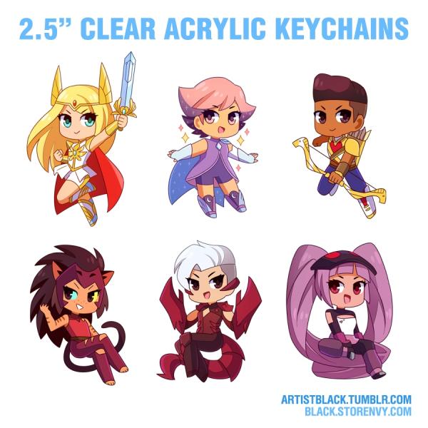 She-ra Acrylic Keychains