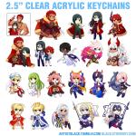 FGO Acrylic Keychains