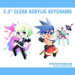 Promare Acrylic Keychains (BOTH)