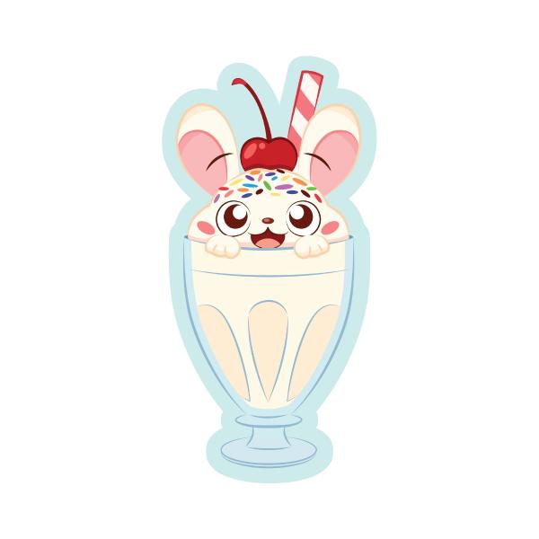 Bunilla Milkshake Sticker picture