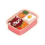 Hambearger Steak Bento Sticker