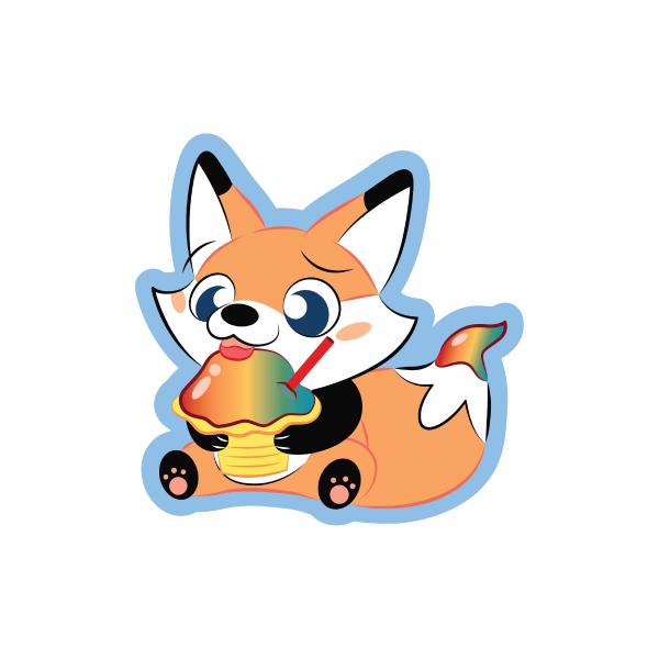 Cute Loot Shave Ice Sticker picture