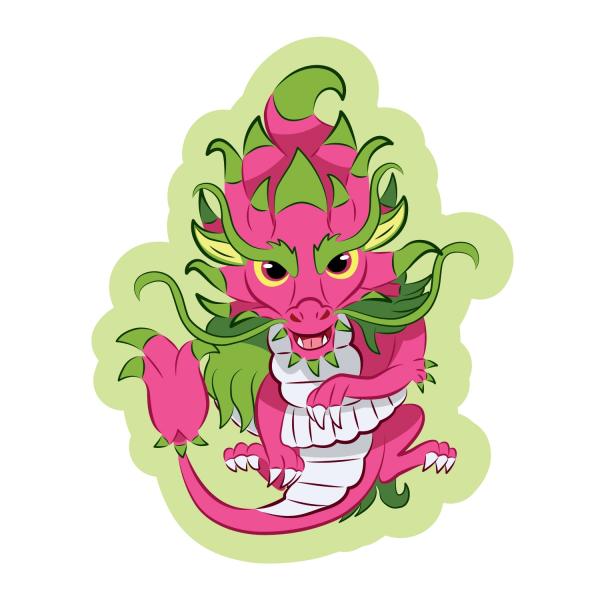 Dragon Fruit Sticker picture