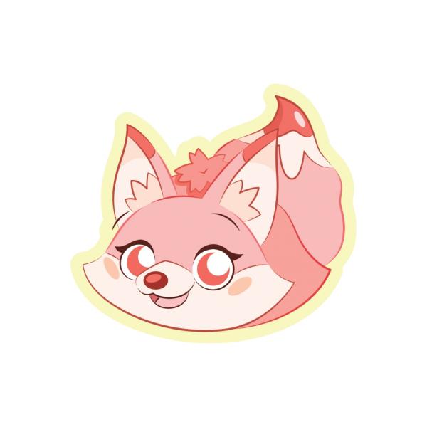 Sakura Kekitsune Roll Sticker picture