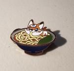 Cute Loot Kitsune Udon Enamel Pin
