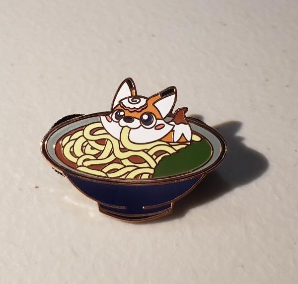 Cute Loot Kitsune Udon Enamel Pin picture