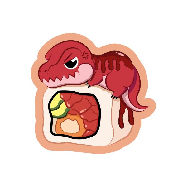 Dinomite Roll Sticker