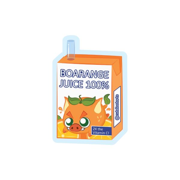 Boarange Juice Sticker
