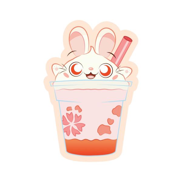 Sakurabbit Frappuccino Sticker picture