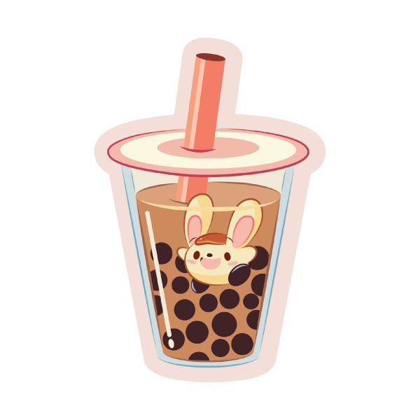 Bobunny Tea Sticker picture