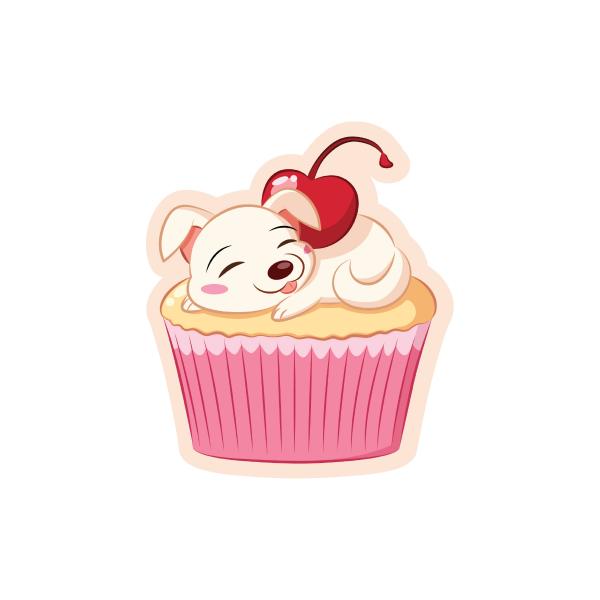 Pupcake Sticker